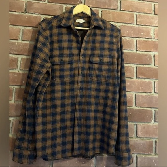 Other - Brown and Blue Plaid Shirt